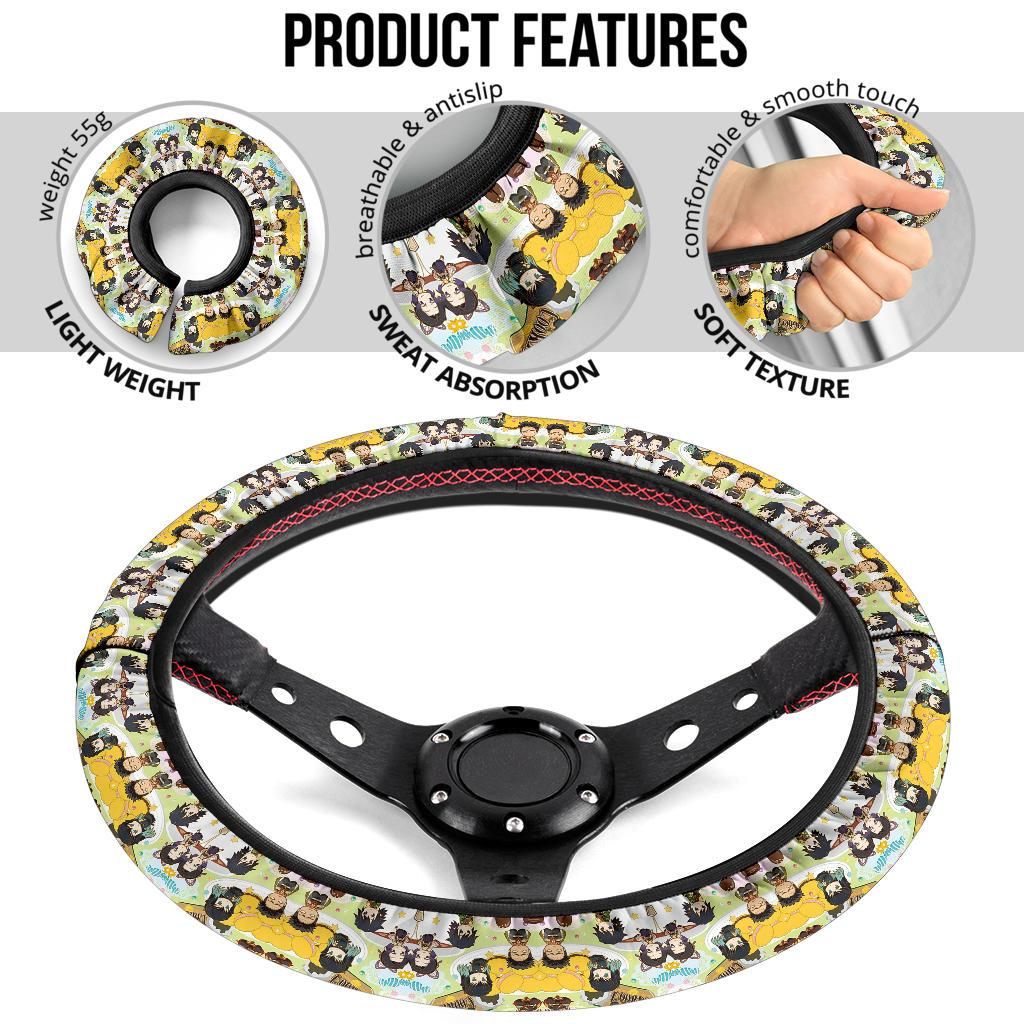 Demon Slayer Anime Car Steering Wheel Cover 2