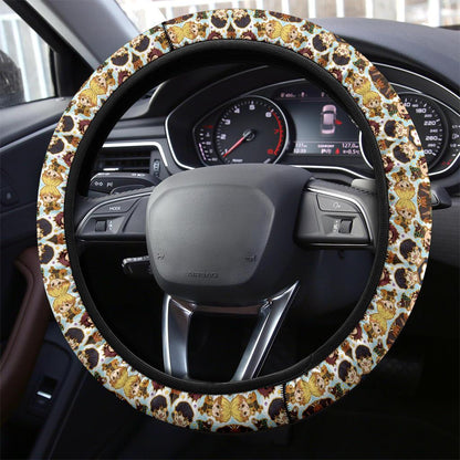 Demon Slayer Anime Car Steering Wheel Cover 3