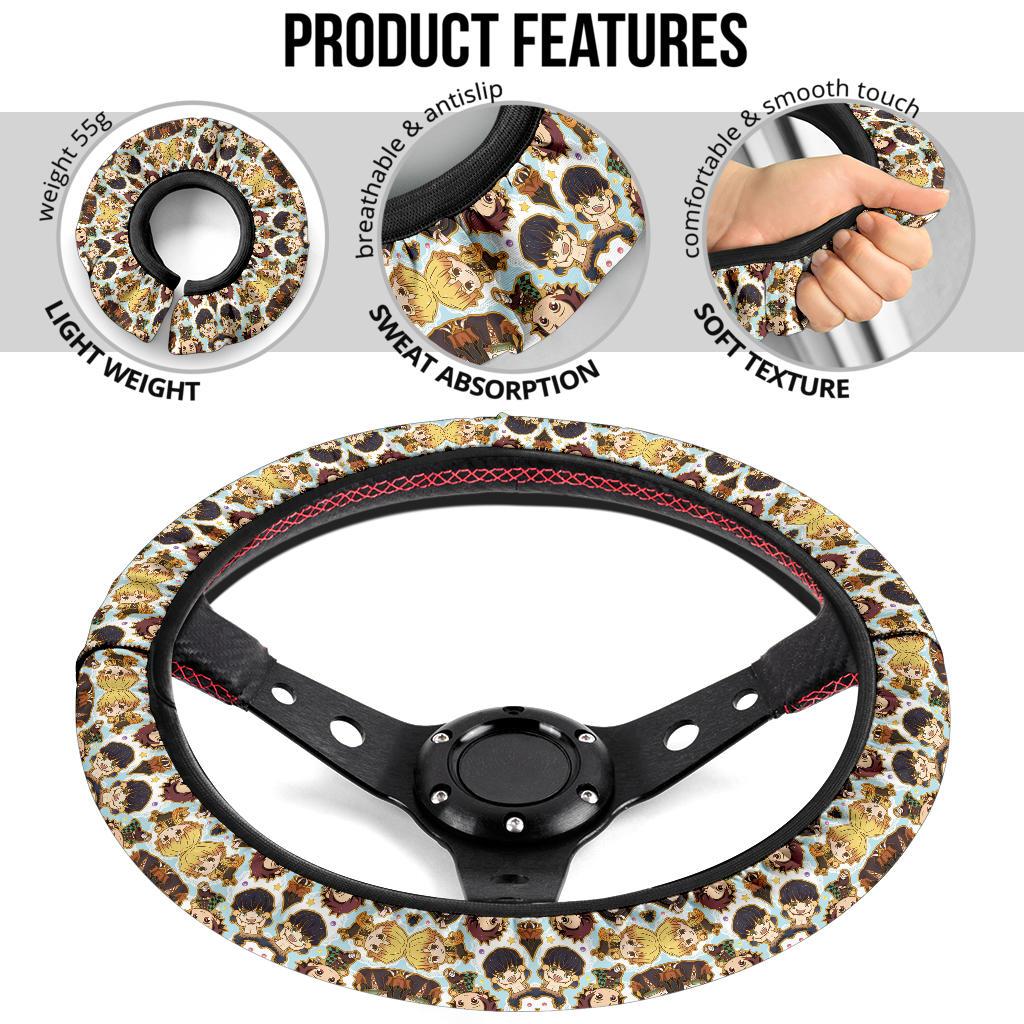 Demon Slayer Anime Car Steering Wheel Cover 3