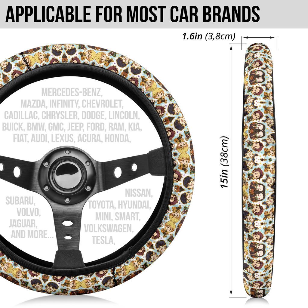 Demon Slayer Anime Car Steering Wheel Cover 3
