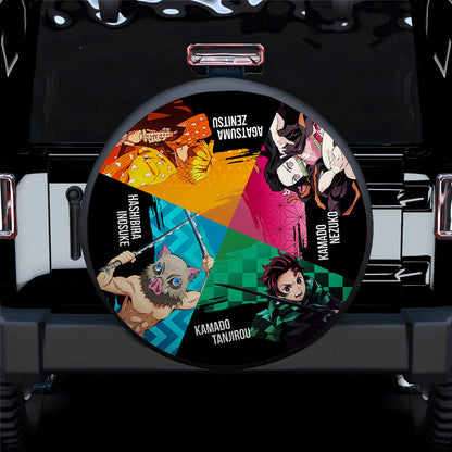 Demon Slayer Anime Premium Car Spare Tire Cover