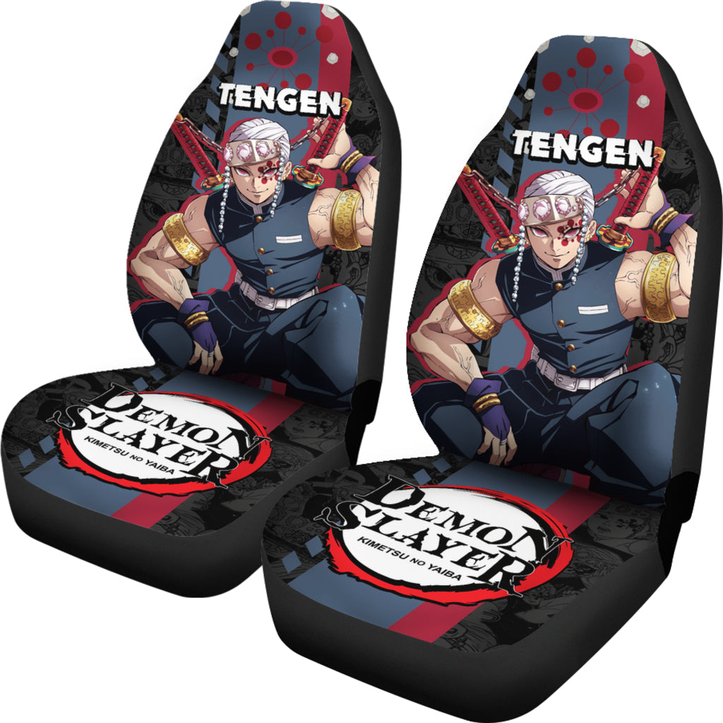 Demon Slayer Car Seat Covers Uzui Tengen Car Accessories Fan Gift Ci220224-03