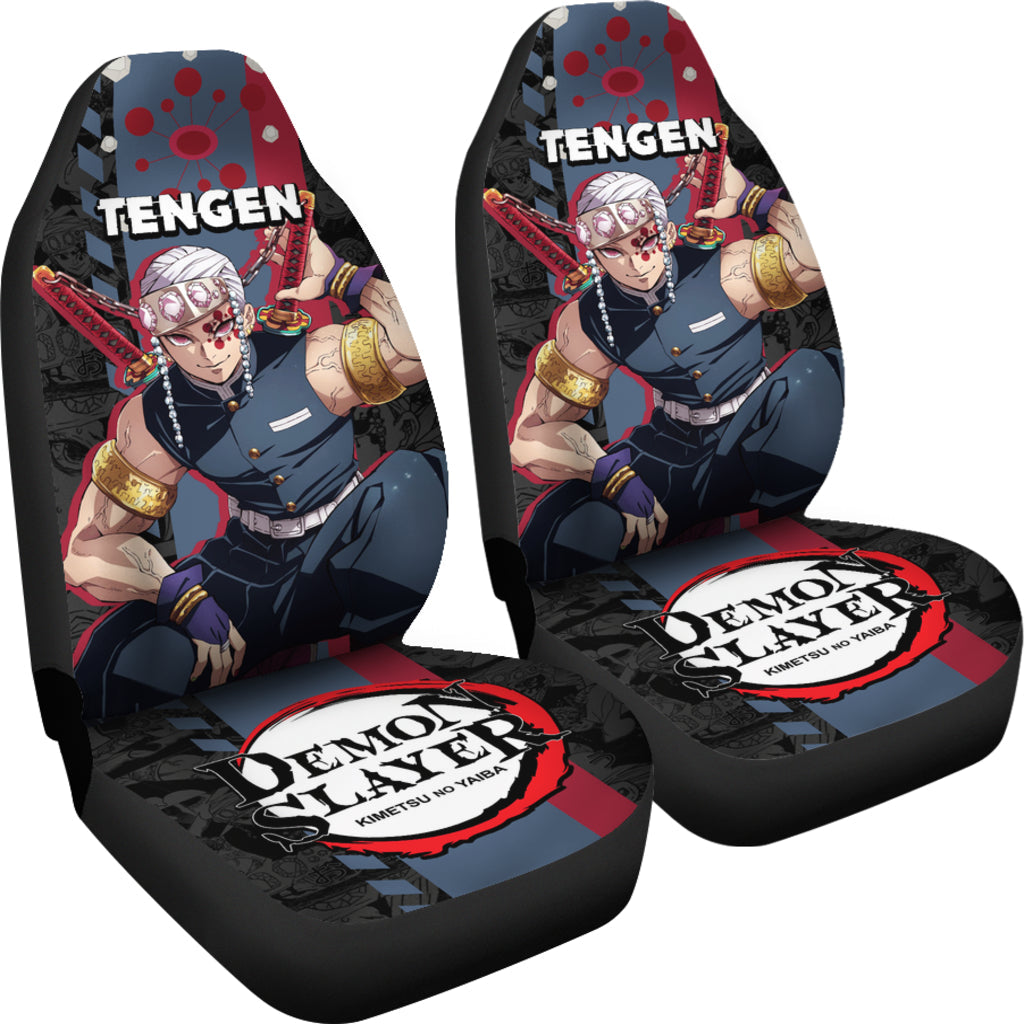 Demon Slayer Car Seat Covers Uzui Tengen Car Accessories Fan Gift Ci220224-03