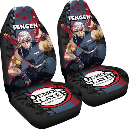 Demon Slayer Car Seat Covers Uzui Tengen Car Accessories Fan Gift Ci220224-03