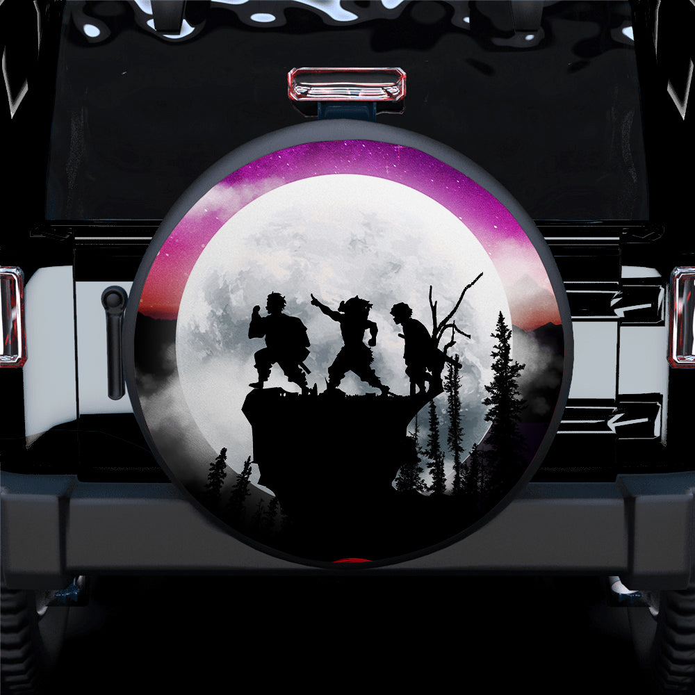 Demon Slayer Kimetsu No Yaiba Moon Night Car Spare Tire Cover