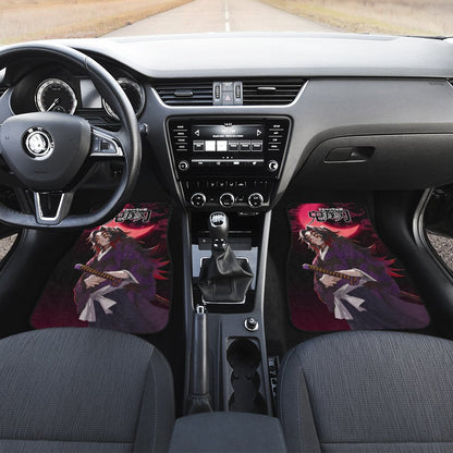 Demon Slayer Kokushibo Car Floor Mats Custom Anime Car Accessories
