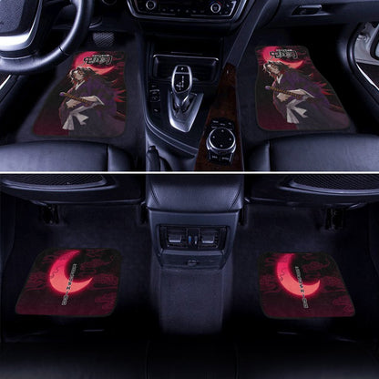 Demon Slayer Kokushibo Car Floor Mats Custom Anime Car Accessories