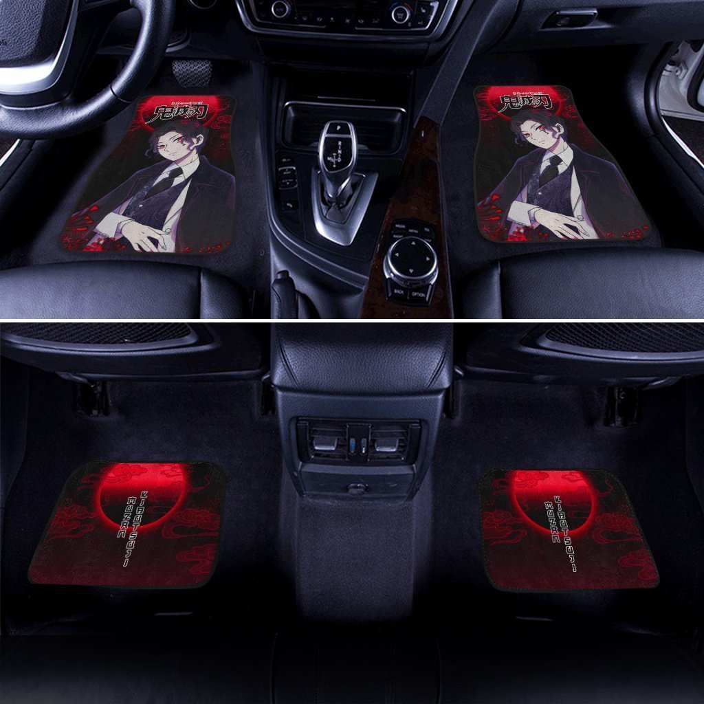 Demon Slayer Muzan Kibutsuji Car Floor Mats Custom Anime Car Accessories