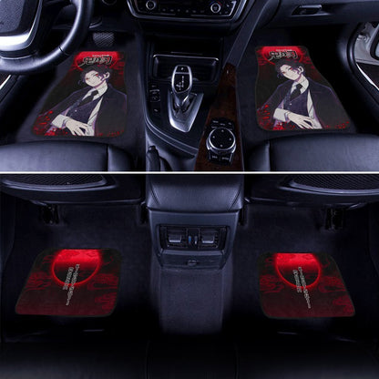 Demon Slayer Muzan Kibutsuji Car Floor Mats Custom Anime Car Accessories