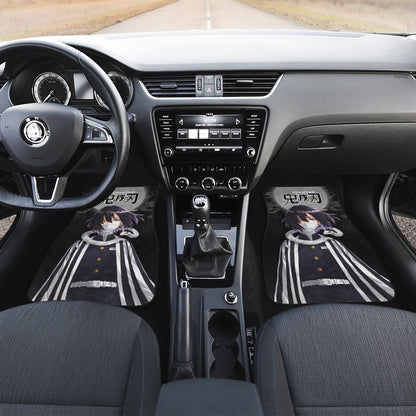 Demon Slayer Obanai Iguro Car Floor Mats Custom Anime Car Accessories
