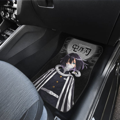 Demon Slayer Obanai Iguro Car Floor Mats Custom Anime Car Accessories