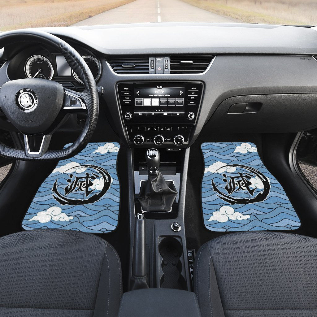 Demon Slayer Sakonji Car Floor Mats Custom Uniform Anime Car Interior Accessories