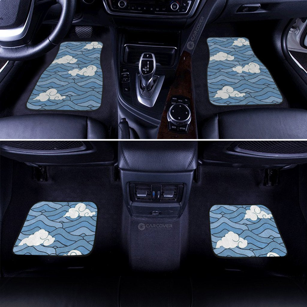 Demon Slayer Sakonji Uniform Car Floor Mats Custom Anime Car Interior Accessories