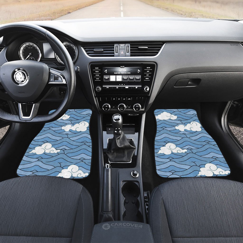 Demon Slayer Sakonji Uniform Car Floor Mats Custom Anime Car Interior Accessories