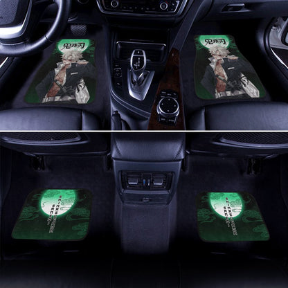 Demon Slayer Sanemi Shinazugawa Car Floor Mats Custom Anime Car Accessories