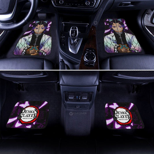 Demon Slayer Shinobu Kocho Car Floor Mats Custom Face Anime Car Accessories