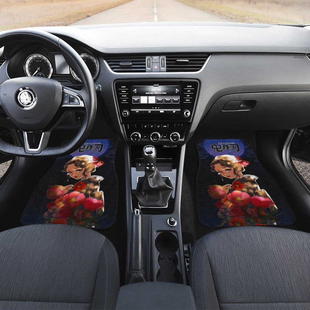 Demon Slayer Tamayo Car Floor Mats Custom Anime Car Accessories