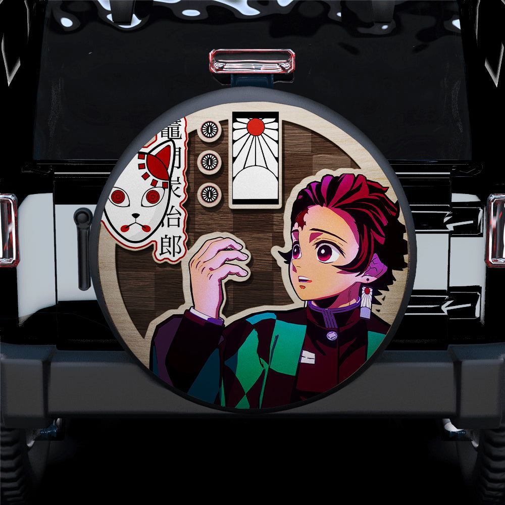 Demon Slayer Tanjiro Kamado Car Spare Tire Cover