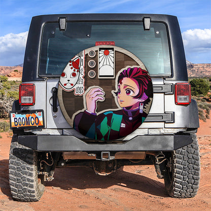 Demon Slayer Tanjiro Kamado Car Spare Tire Cover