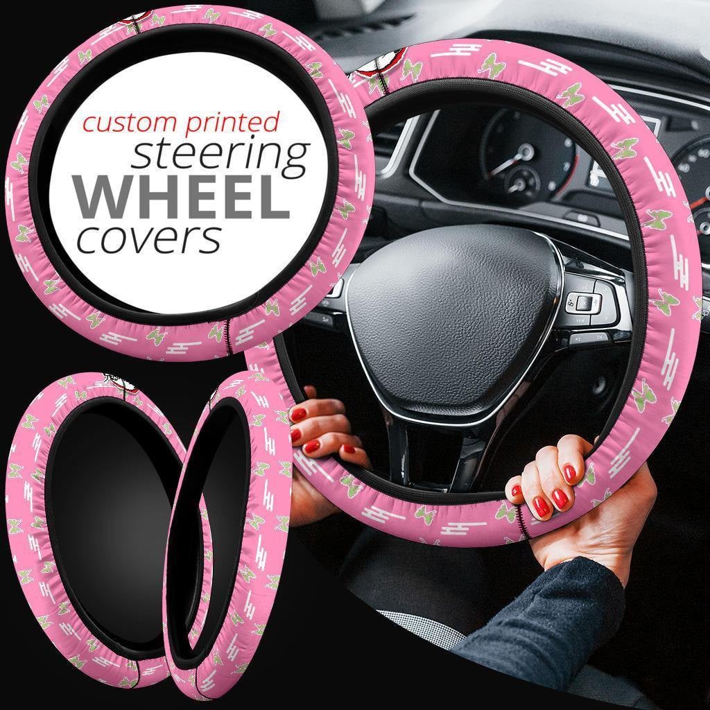 Demon Slayers Anime Steering Wheel Cover Anime Car Accessories Kanao Tsuyuri