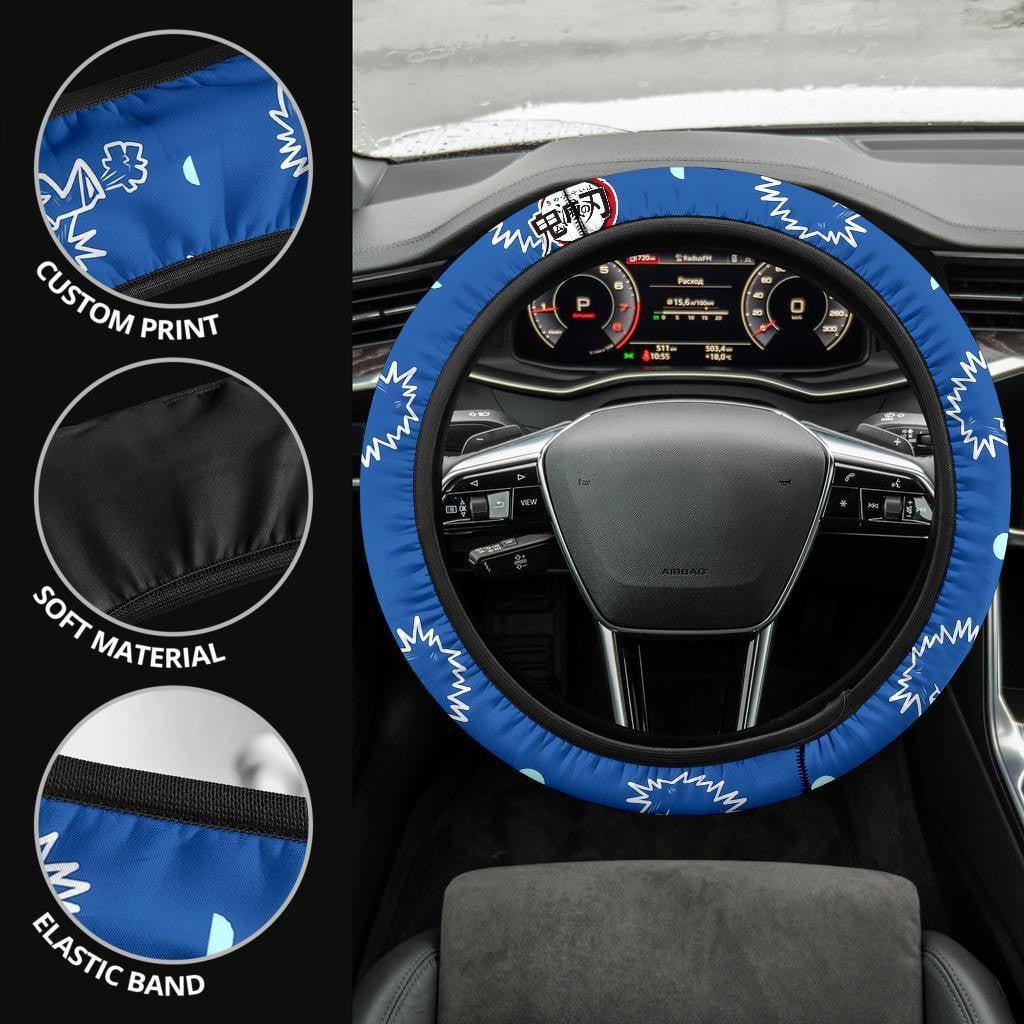 Demon Slayers Anime Steering Wheel Cover Anime Car Accessories Shunoshike