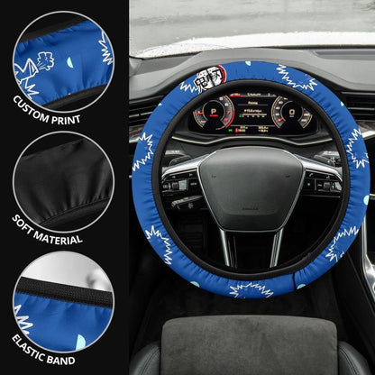 Demon Slayers Anime Steering Wheel Cover Anime Car Accessories Shunoshike