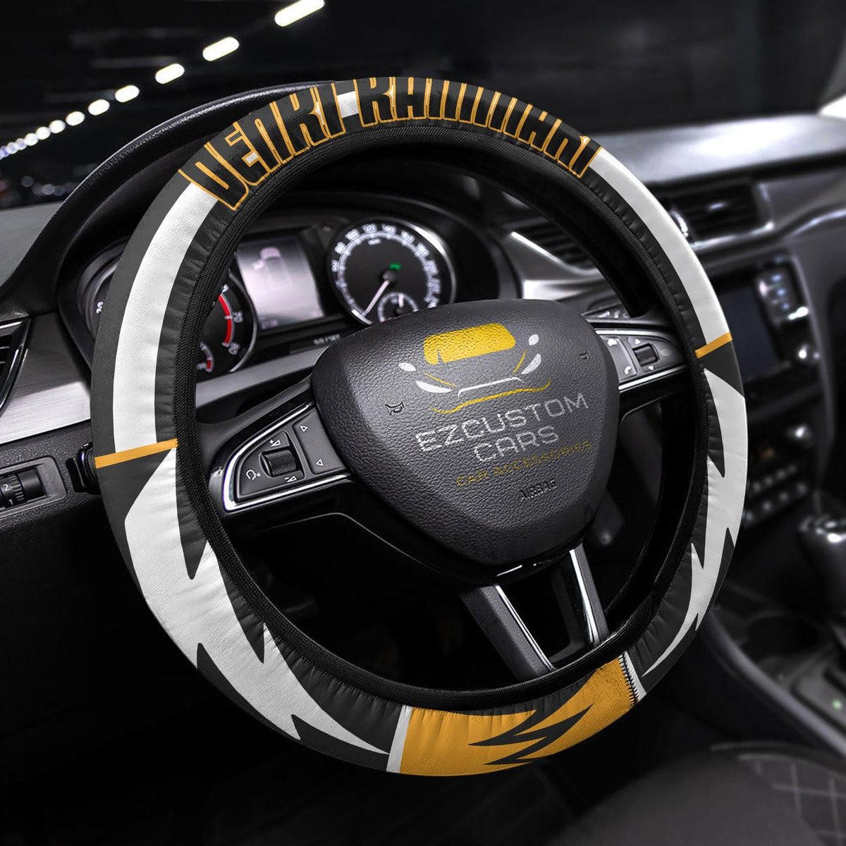 Denki Kaminari Anime Steering Wheel Cover Custom Anime My Hero Academia Car Accessories