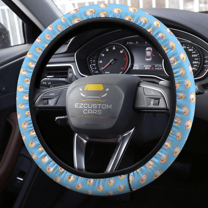 Denki Kaminari My Hero Academia Anime Steering Wheel Cover Anime Car Accessories