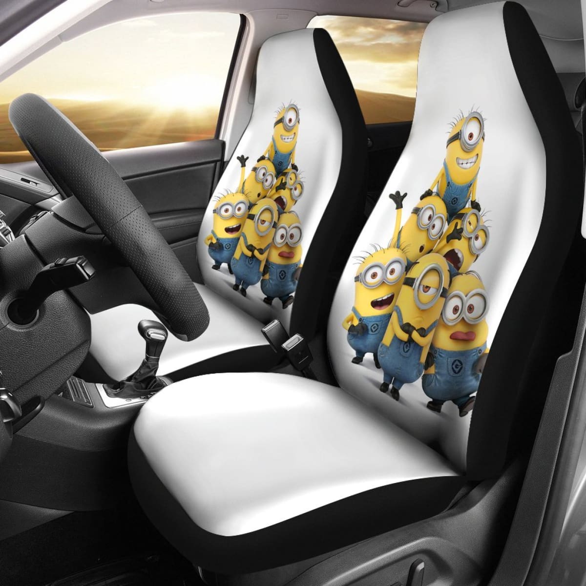 Despicable Me 3 Minions 2020 Seat Covers Amazing Best Gift Ideas 2020 Universal Fit 090505