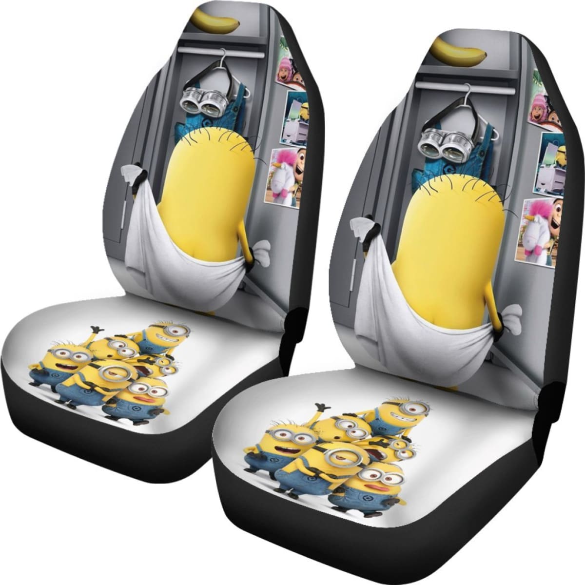 Despicable Me Minions 2020 Seat Covers Amazing Best Gift Ideas 2020 Universal Fit 090505