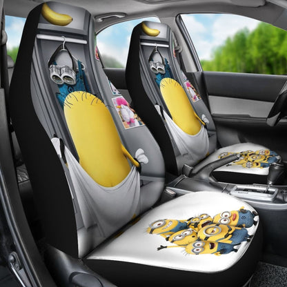 Despicable Me Minions 2020 Seat Covers Amazing Best Gift Ideas 2020 Universal Fit 090505
