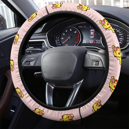 Detective Pikachu Car Steering Wheel Cover