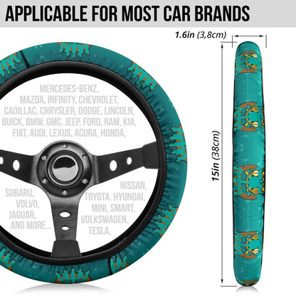 Dhelmise Car Steering Wheel Cover