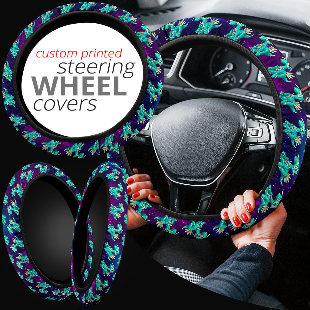 Dialga Anime Custom Car Steering Wheel Cover