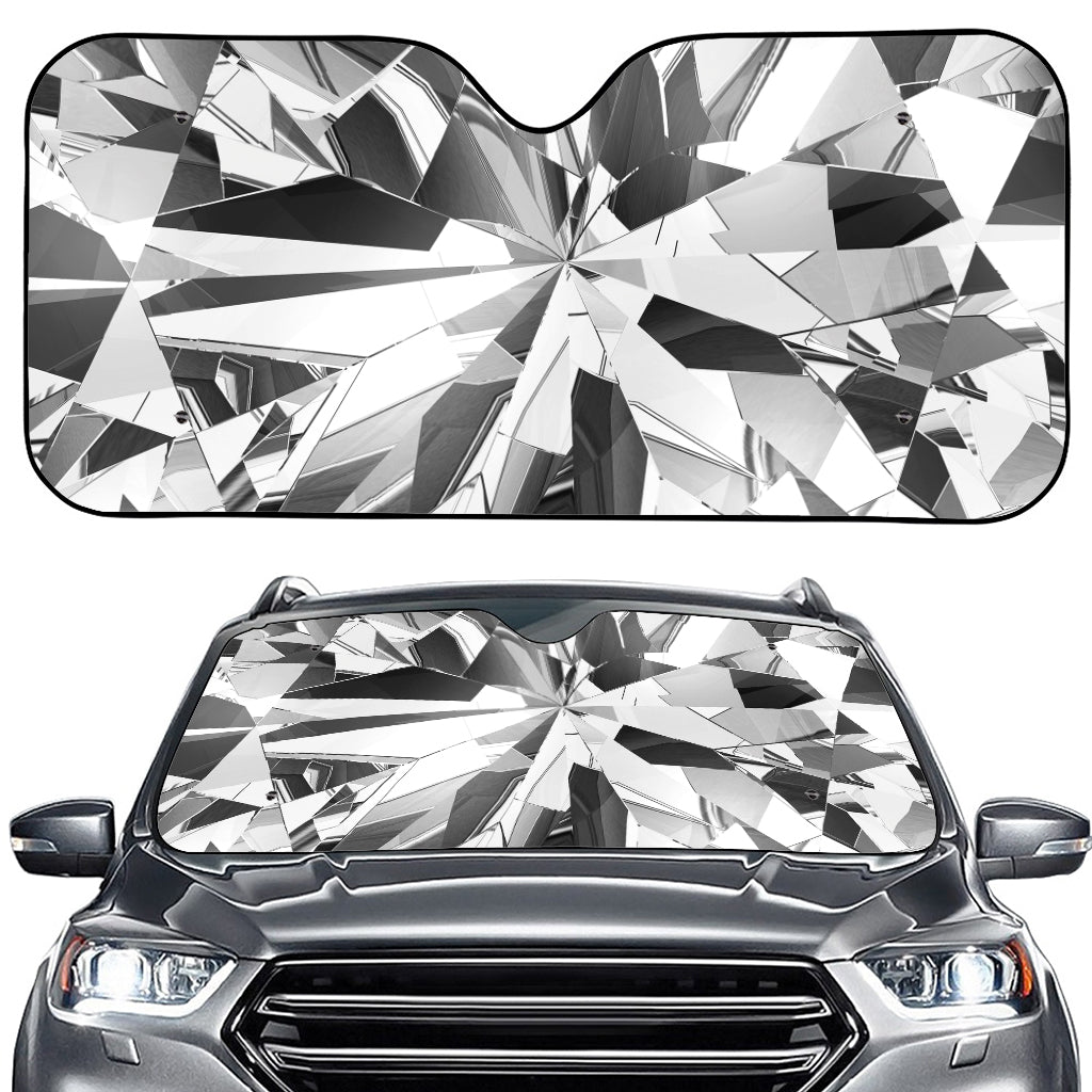 Diamond Print Car Windshield Sun Shade