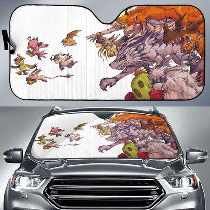Digimon Evolution Auto Sun Shades 918b Universal Fit