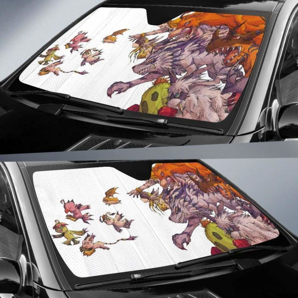 Digimon Evolution Auto Sun Shades 918b Universal Fit