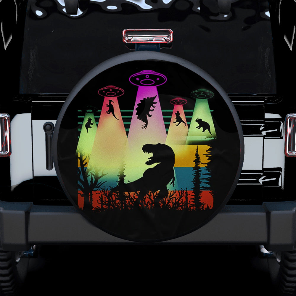 Dinosaur Alien Car Spare Tire Cover