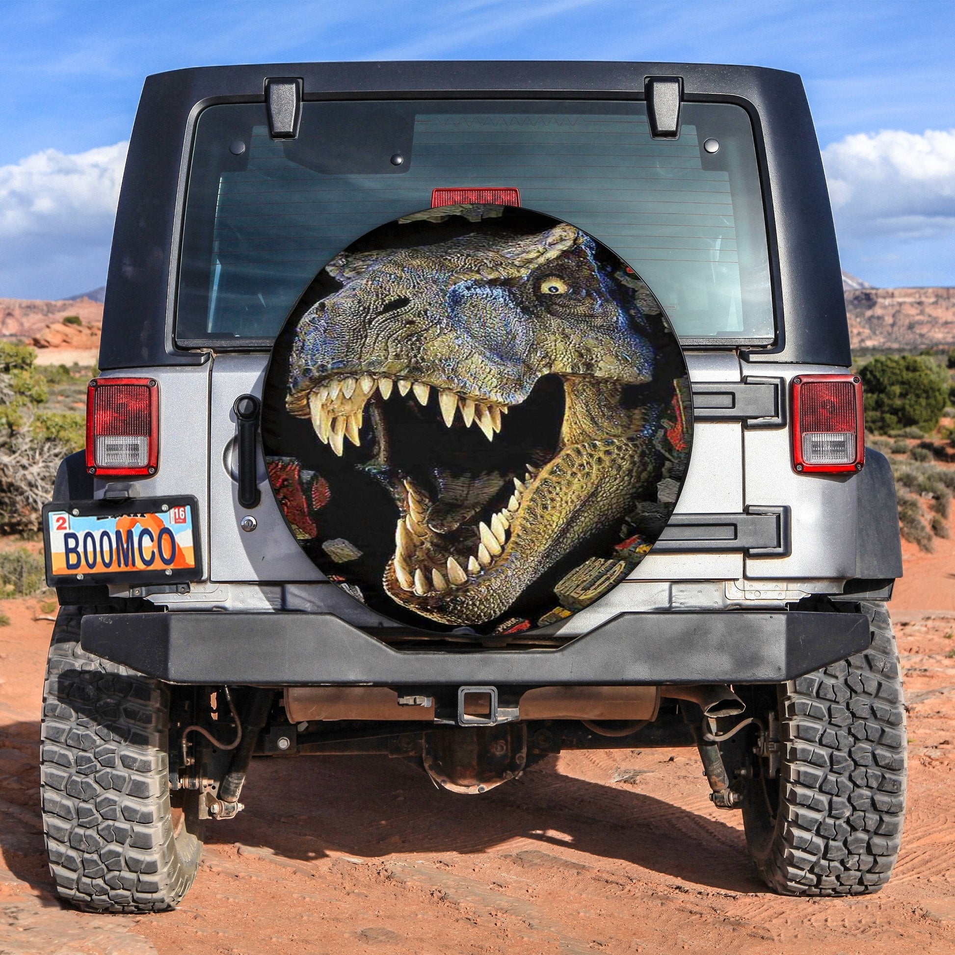 Dinosaur Jura Spare Tire Cover