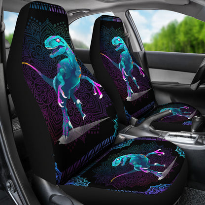 Dinosaur Mandala Car Seat Cover