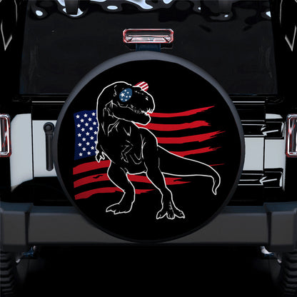 Dinosaur T-Rex USA Car Jeep Spare Tire Cover