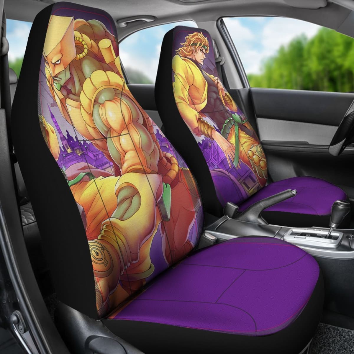 Dio Brando Car Seat Covers JoJo's Bizarre Adventure Universal Fit 210212