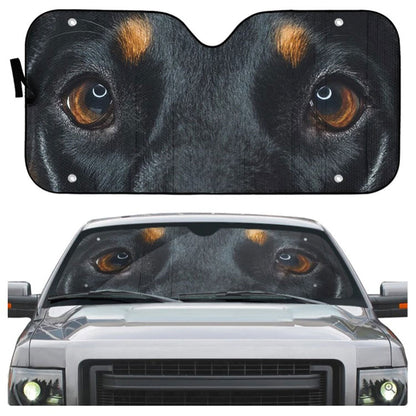 Doberman Dog Eyes Custom Car Auto Sun Shades Windshield Accessories Decor Gift