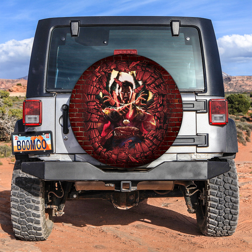 Doctor Strange Break Wall Car Spare Tire Cover
