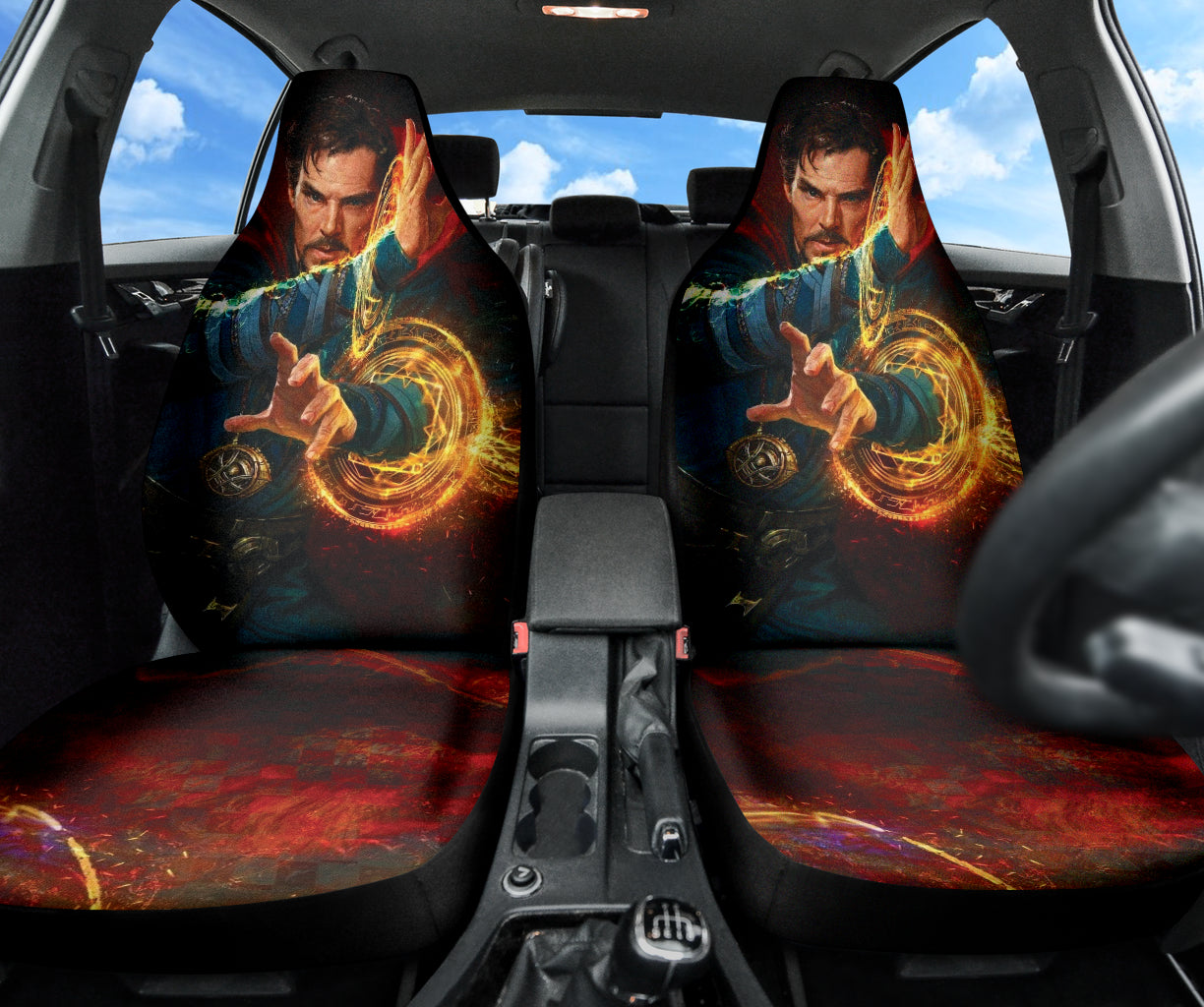 Doctor Strange In The Muiltiverse Car Seat Covers Movie Car Accessories Custom For Fans Ci22060802