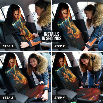 Doctor Strange In The Muiltiverse Car Seat Covers Movie Car Accessories Custom For Fans Ci22060802