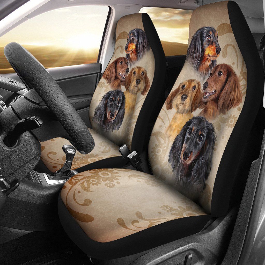 Dog Breeds Car Seat Covers Custom Vintage Car Accessories