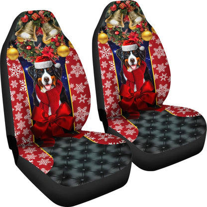Dog Christmas Premium Custom Car Seat Covers Decor Protector