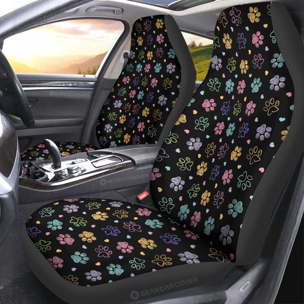 Dog Paw Car Seat Covers Custom Car Accessories