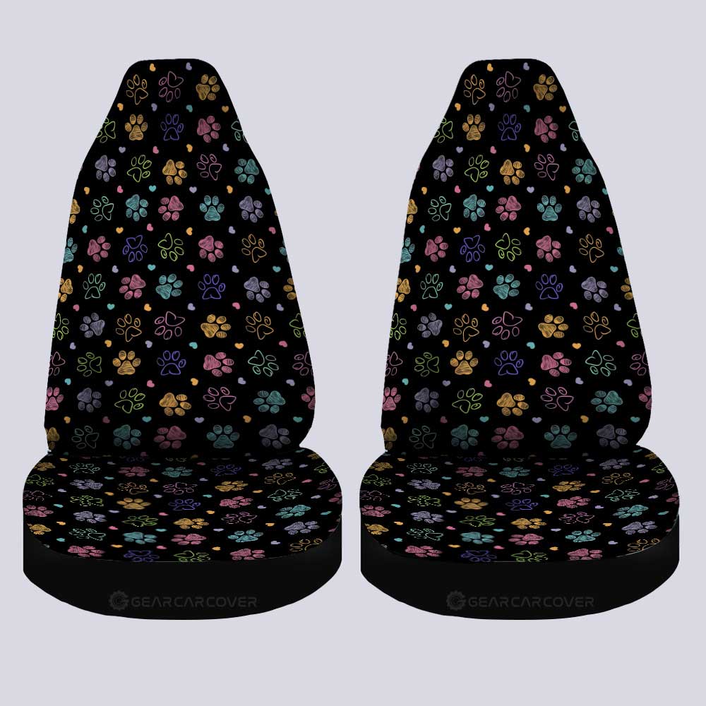 Dog Paw Car Seat Covers Custom Car Accessories
